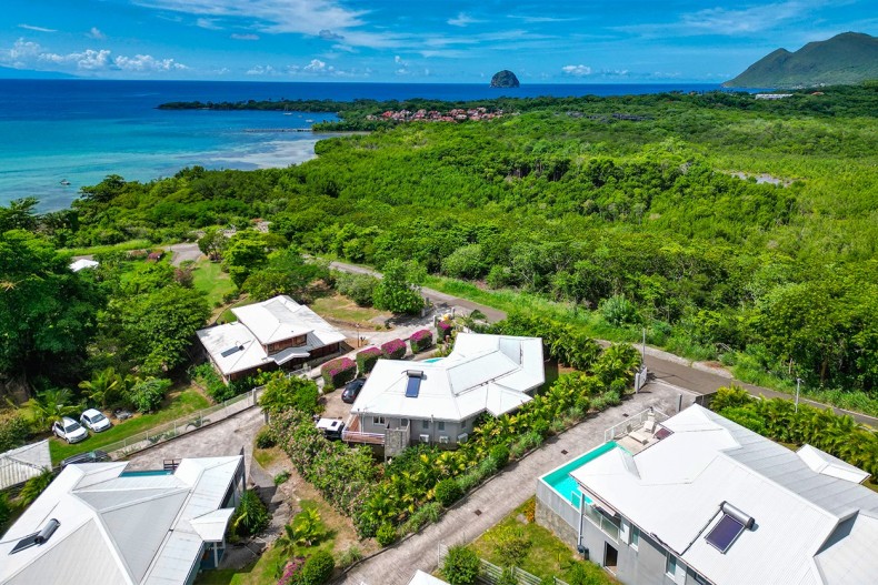 Martinique Diamant Location Villa de luxe jusqu'à 11 chambres 31 personnes